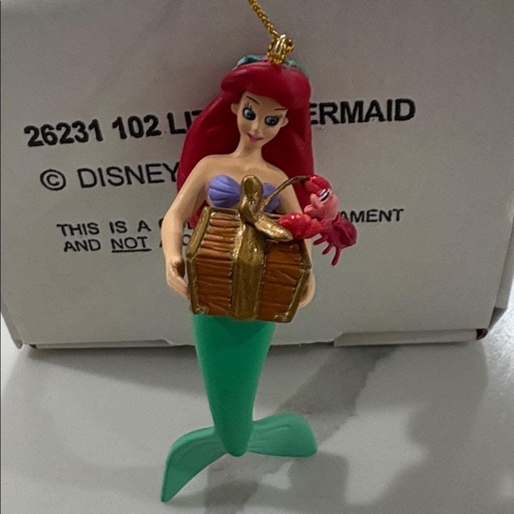 Disney Grolier Christmas Magic Little Mermaid Ariel Sebastian Ornament 26231-102
